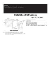 Carrier EHKMC25KN Installation Instructions Manual