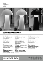 LIVARNO home 465432 2404 Assembly, Operating And Safety Instructions