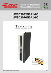 Ever TITANIO LW3D3032N0A1-00 Manual For Installation, Use And Maintenance