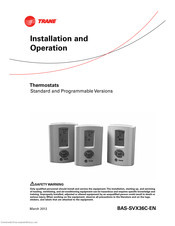 Ingersoll-Rand Trane BAYSTAT151A Installation And Operation Manual