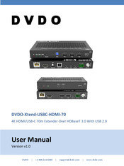 DVDO DVDO-Xtend-USBC-HDMI-70 User Manual