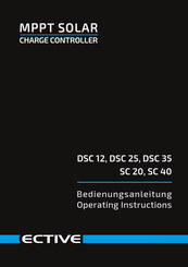 ECTIVE DSC 12 Operating Instructions Manual
