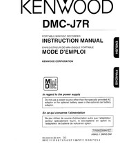 Kenwood DMC-J7R Instruction Manual