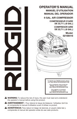 RIDGID 02106416 Operator's Manual