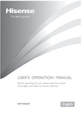 Hisense HRTF496SW Operation Manual