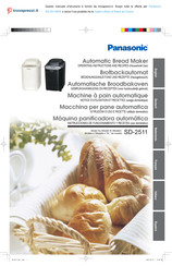Panasonic SD-2511 Operating Instructions And Recipes