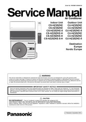 Panasonic CU-HZ25ZKE-5 Service Manual