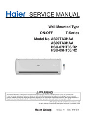 Haier AS09TA3HAA Service Manual