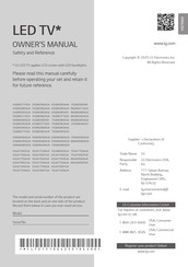LG 65QNED77AZA Owner's Manual