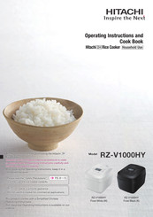 Hitachi RZ-V1000HY Operating Instruction And Cook Book