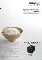 Hitachi RZ-W1000HY Operating Instruction And Cook Book