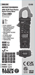 Klein Tools CL490 Instruction Manual