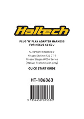 Haltech HT-186363 Quick Start Manual