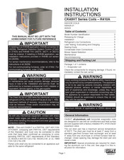 Lennox CK40HT-48C Installation Instructions Manual