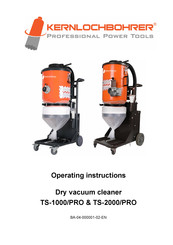 Kernlochbohrer TS-2000/PRO Operating Instructions Manual