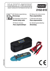 Hazet 2152-610 Operating Instructions Manual