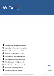 Avital KARA Assembly And Operating Instructions Manual