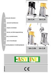 EasyLine SA-CJ5A Use And Maintenance