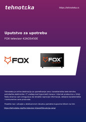 Fox 42AOS450E User Manual