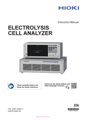 Hioki EA5301-04 Instruction Manual