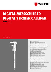 Würth 0715 761 215 Operating Instructions Manual