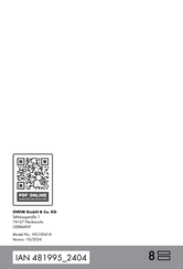 Silvercrest SHA 125 A1 Operation And Safety Notes