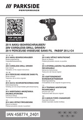 Parkside 458774 2401 User Manual