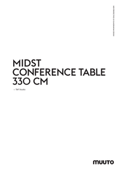muuto MIDST CONFERENCE TABLE 330 CM Manual
