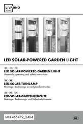 LIVARNO home HG10667C Assembly, Operating And Safety Instructions