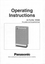 Panasonic EH-366 Operating Instructions Manual