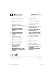 EINHELL GC-SC 18/28 DS Li Original Operating Instructions