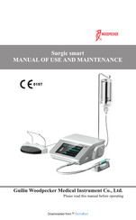Woodpecker Surgic smart Manual Of Use And Maintenance