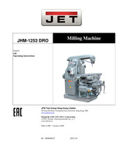 Jet JHM-1253 DRO Operating Instructions Manual