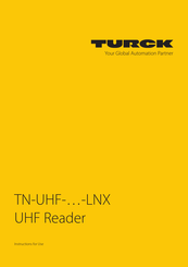 turck TN-UHF- -KOR-LNX Series Instructions For Use Manual