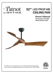 Patriot Lighting SO13 Manual
