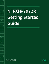 National Instruments NI PXIe-7972R Getting Started Manual
