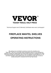 VEVOR RW60-8-6 Operating Instructions Manual