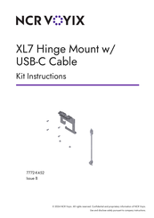 NCR VOYIX XL7 Kit Instructions