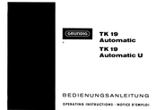 Grundig TK 19 Automatic Operating Instructions Manual
