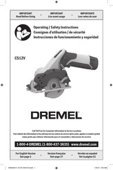 Dremel CS12V Operating/Safety Instructions Manual