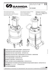 Samoa EXTRACTOR 100 Parts And Technical Service Manual