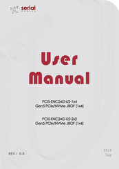 Serial Cables PCI5-ENC24G-U2-2x2 User Manual