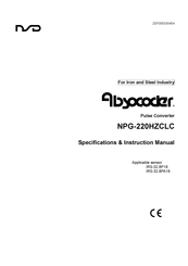 NSD ABSOCODER NPG-220HZCLC Specifications & Instruction Manual