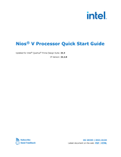 Intel Nios V Quick Start Manual