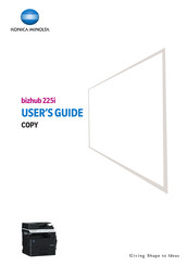 Konica Minolta bizhub 225i User Manual