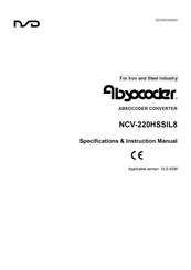 NSD ABSOCODER NCV-220HSSIL8 Specifications & Instruction Manual