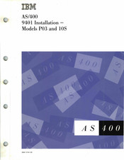 IBM AS/400 9401 P03 Installation Manual