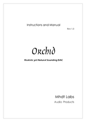 Mhdt Labs Orchid User Manual