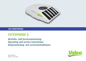 Valeo Citysphere S Operating And Service Instructions