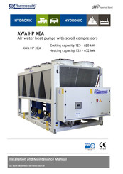 Ingersoll-Rand Thermocold AWA HP XEA Installation And Maintenance Manual